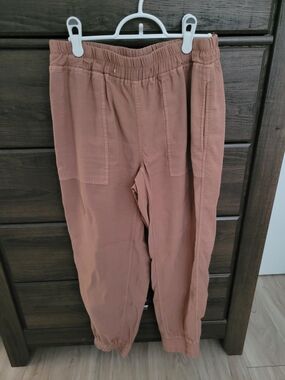 Dusty Rose Elastic Waist Trousers